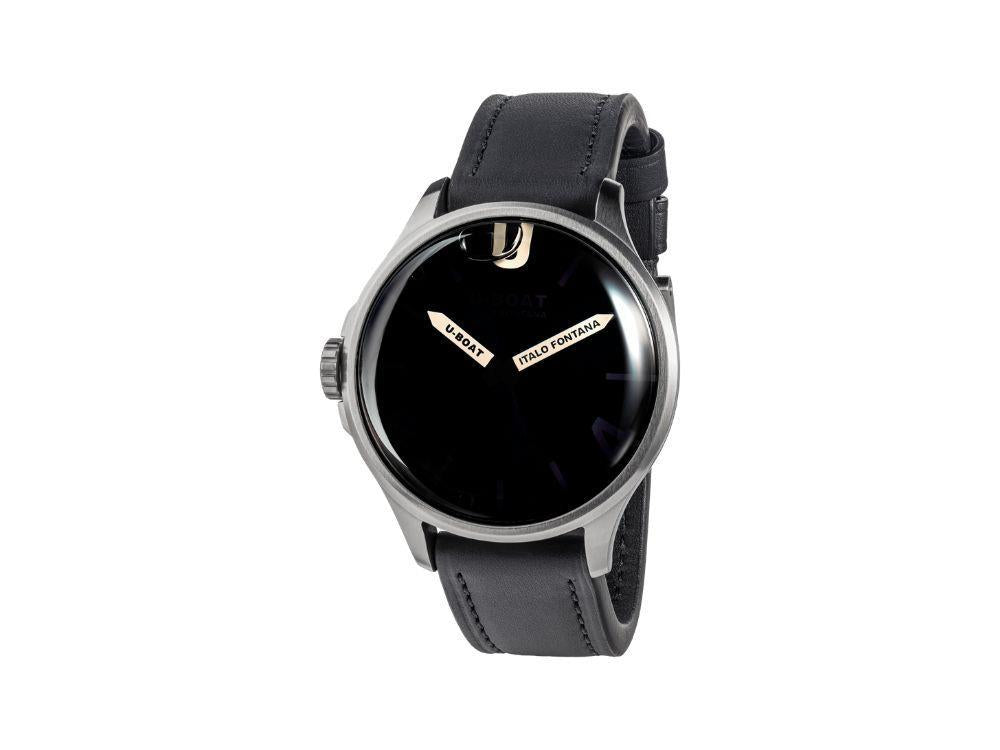 U-Boat Capsoil Darkmoon Kama SS Quartz Watch, 46.5 mm, Blue, 3340