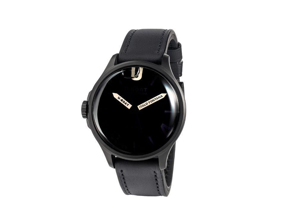 U-Boat Capsoil Darkmoon Kama PVD Quartz Watch, 46.5 mm, Blue, 3341