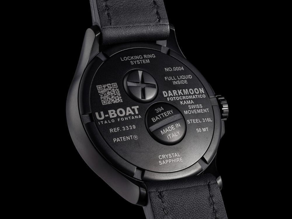 U-Boat Capsoil Darkmoon Kama PVD Quartz Watch, 46.5 mm, Blue, 3341