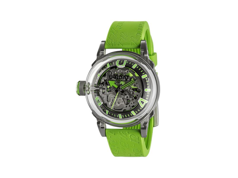 U-Boat U-65 Automatic Watch, Stainless Steel 316L, 44 mm, Green, 3344