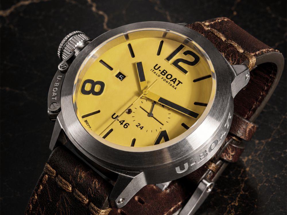 U-Boat Classico U-46 AS2 Automatic Watch, Beige, 46 mm, 4647