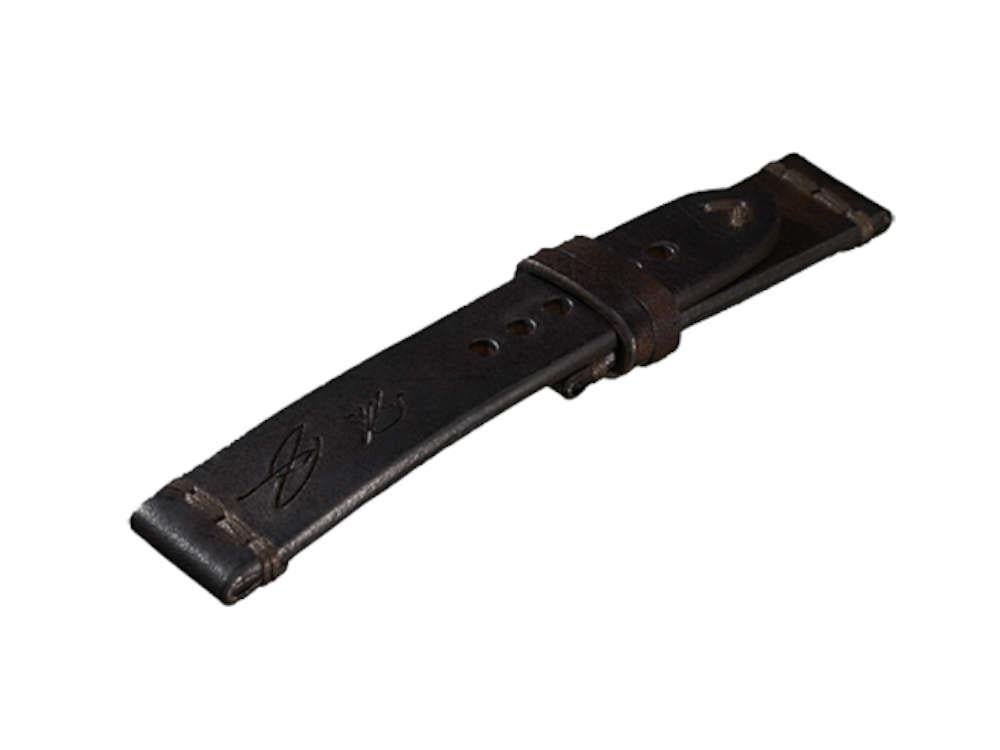 U-Boat Accesorios Strap, Calfskin Leather, Brown, 23mm., 7792/Z
