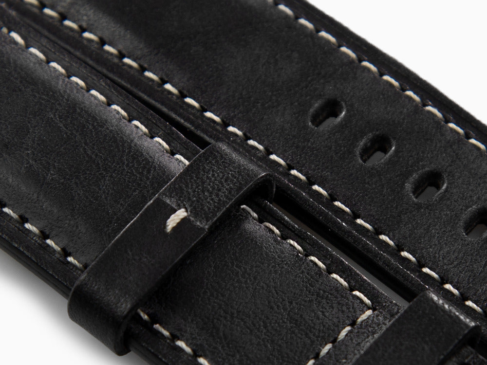 U-Boat Accesorios Strap, Leather, Black, 22mm, 7935/Z