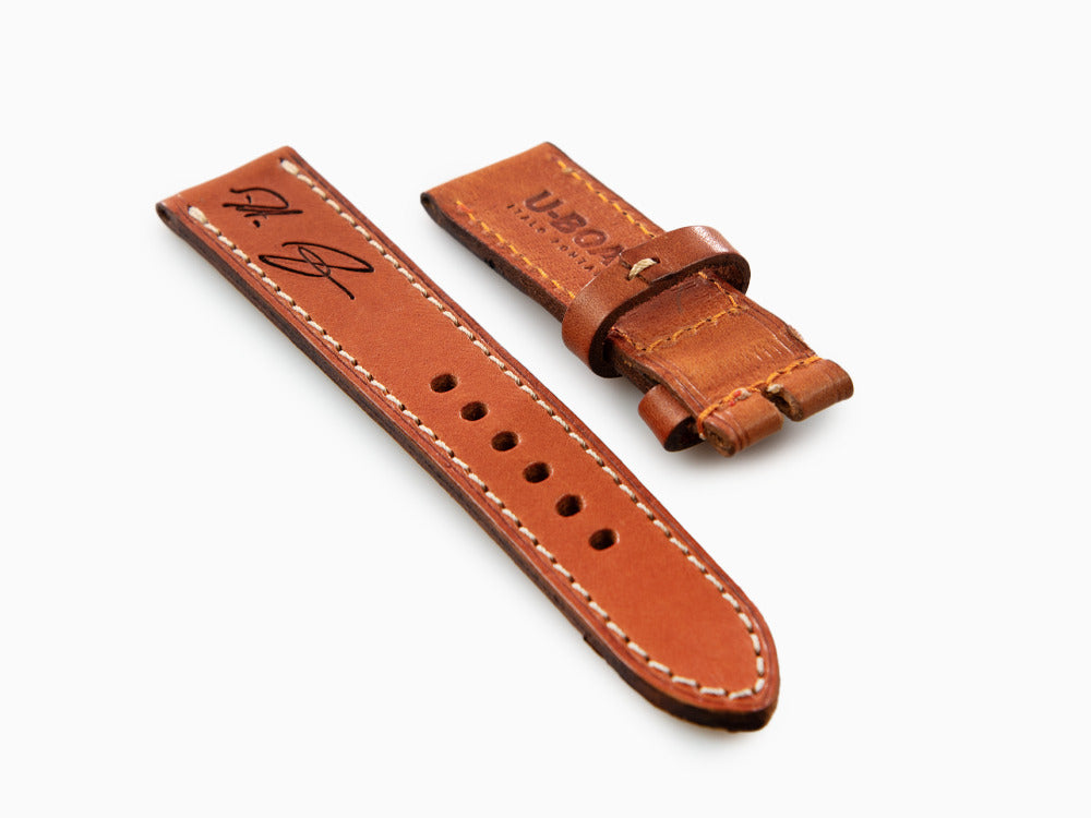 U-Boat Accesorios Strap, Calfskin Leather, Brown, 22mm, 8276/Z