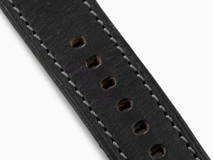 U-Boat Accesorios Strap, Calfskin Leather, Black, 22mm, 8277/Z