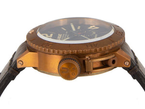 U-Boat Classico Sommerso Automatic Watch, Bronze, Black, 46 mm, 8486