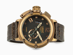 U-Boat Chimera Green Bronze Automatic Watch, Black, 46 mm, Limited Edition, 8527
