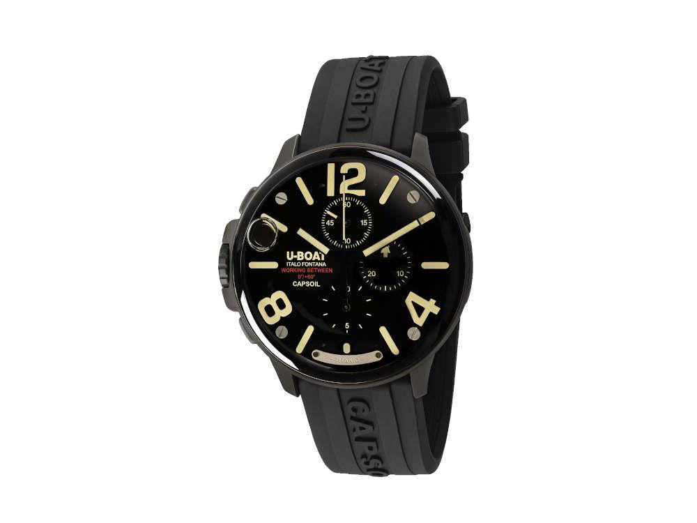 U-Boat Capsoil Chrono Quartz Watch, Titanium, 45 mm, Limited Edition, 8897