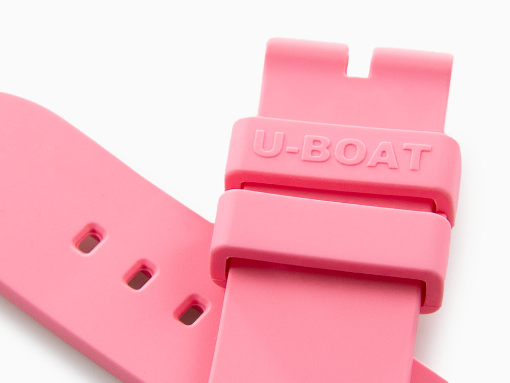 U-Boat Accesorios Strap, Rubber, Pink, 22/20 mm., 8974/Z