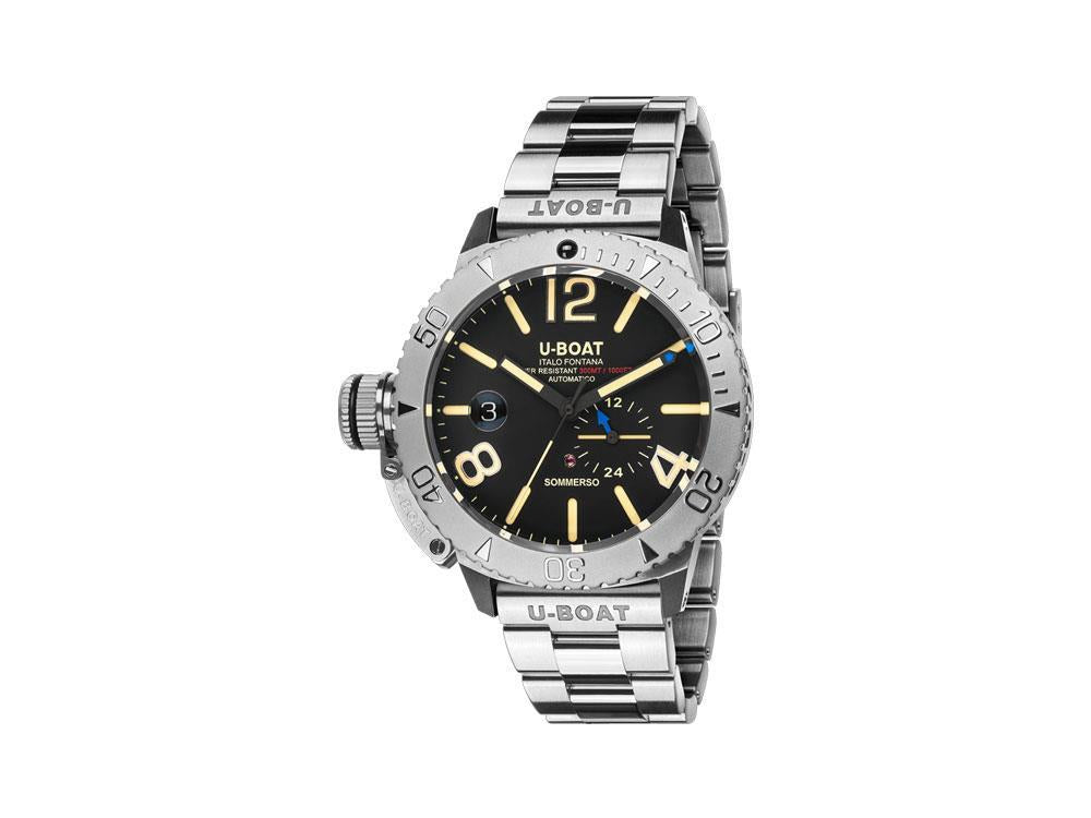 U-Boat Classico Sommerso Automatic Watch, Black, 46 mm, 9007/A/MT