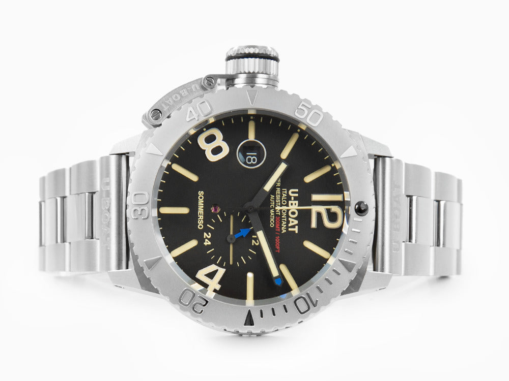 U-Boat Classico Sommerso Automatic Watch, Black, 46 mm, 9007/A/MT