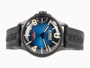 U-Boat Capsoil Darkmoon Quartz Watch, Stainless Steel, PVD, 40 mm, Blue, 9020