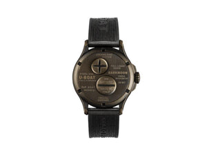 U-Boat Capsoil Darkmoon Curve Vintage Quartz Watch, 40 mm, Brown, 9547