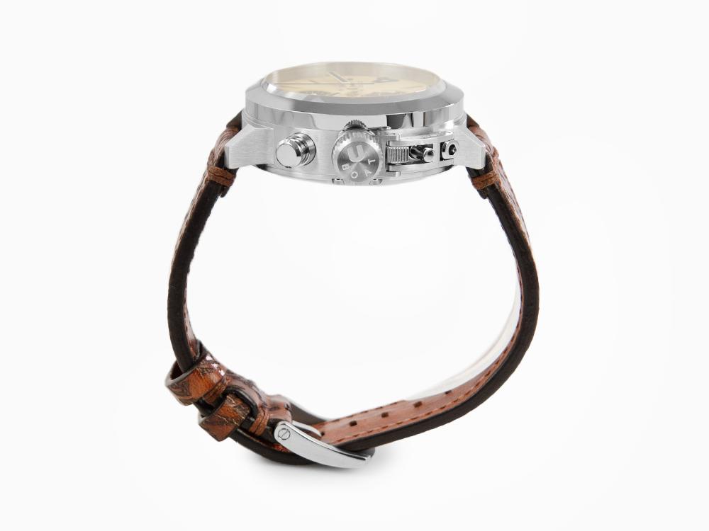 U-Boat Classico Tungsteno Chronograph Automatic Watch, Beige, 45 mm, 9568