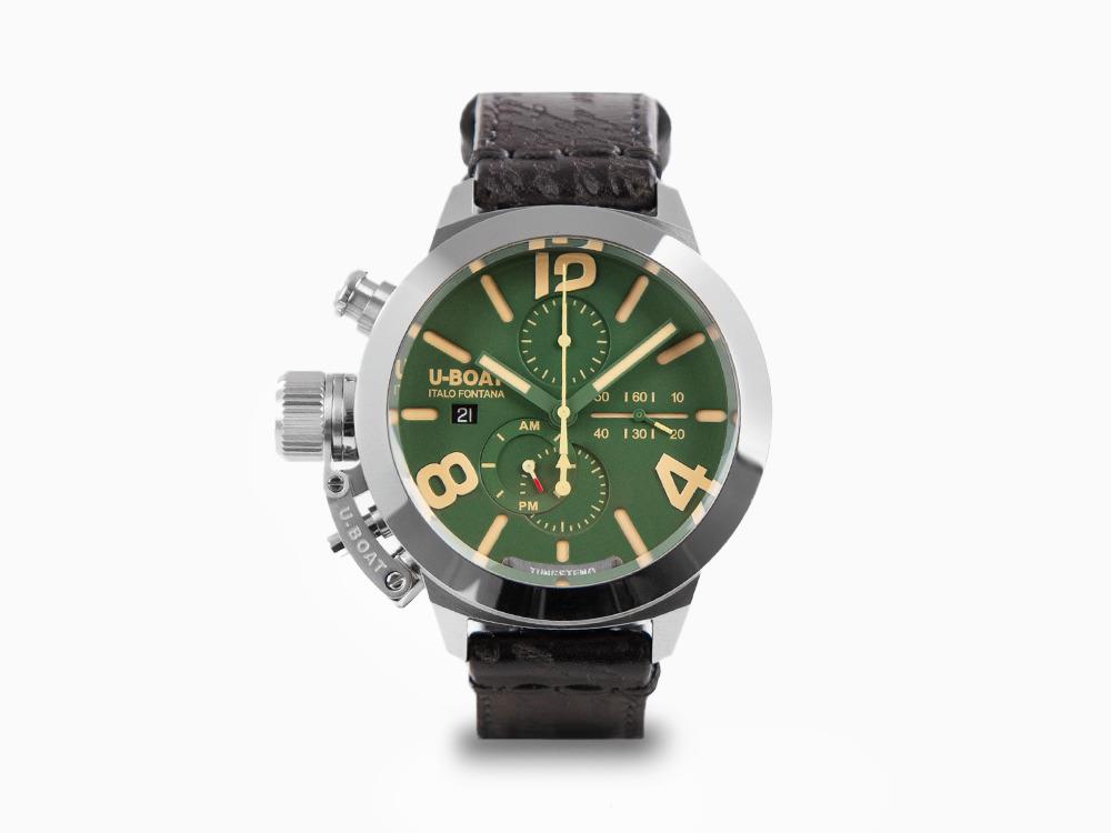 U-Boat Classico Tungsteno Chronograph Automatic Watch, Green, 45 mm, 9581