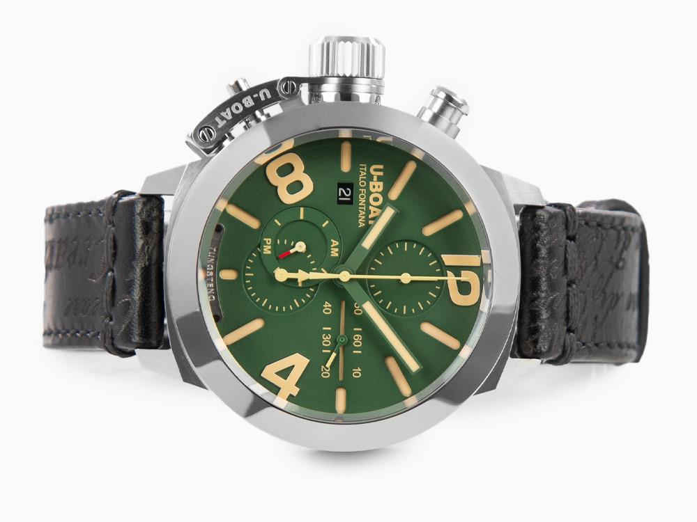 U-Boat Classico Tungsteno Chronograph Automatic Watch, Green, 45 mm, 9581
