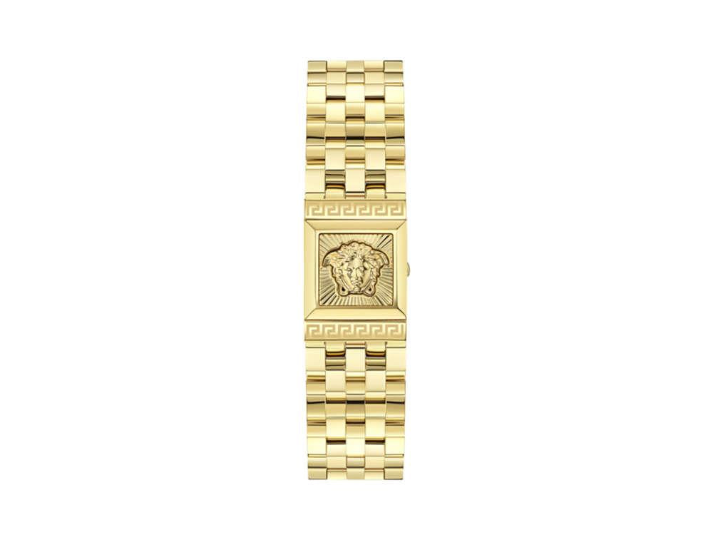 Versace Reveal Quartz Watch, PVD Gold, Golden, 18mm x 25 mm, VE0C00225