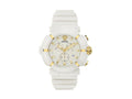 Versace Real Active ChronoQuartz Watch, Recycled Steel, White, 45 mm, VE0L00525