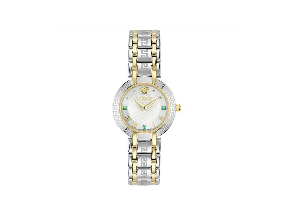 Versace Antlia Quartz Watch, Recycled Steel, 34 mm, VE0P00725