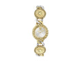 Versace Greca Stud IconQuartz Watch, Recycled Steel, White, 28 mm, VE0Q00325