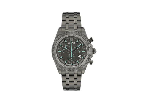Versace Fornax Quartz Watch, Black, 43 mm, Sapphire Crystal