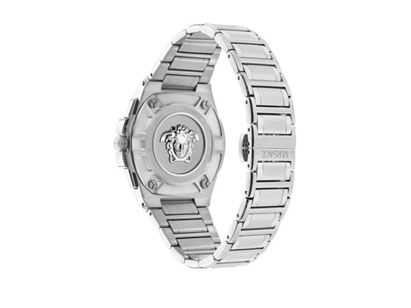Versace Greca Reaction Quartz Watch, Blue, 43 mm, , VE5N00326