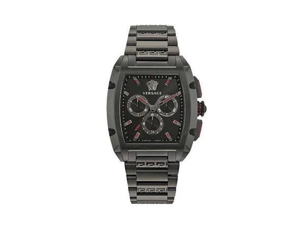 Versace Dominus Quartz Watch, PVD, Black, 42 x 49.50 mm, VE6H00623 