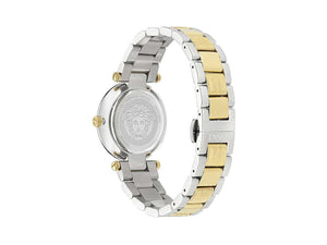 Versace Reve Quartz Watch, PVD Gold, White, 35 mm, Sapphire Crystal, VE8B00724