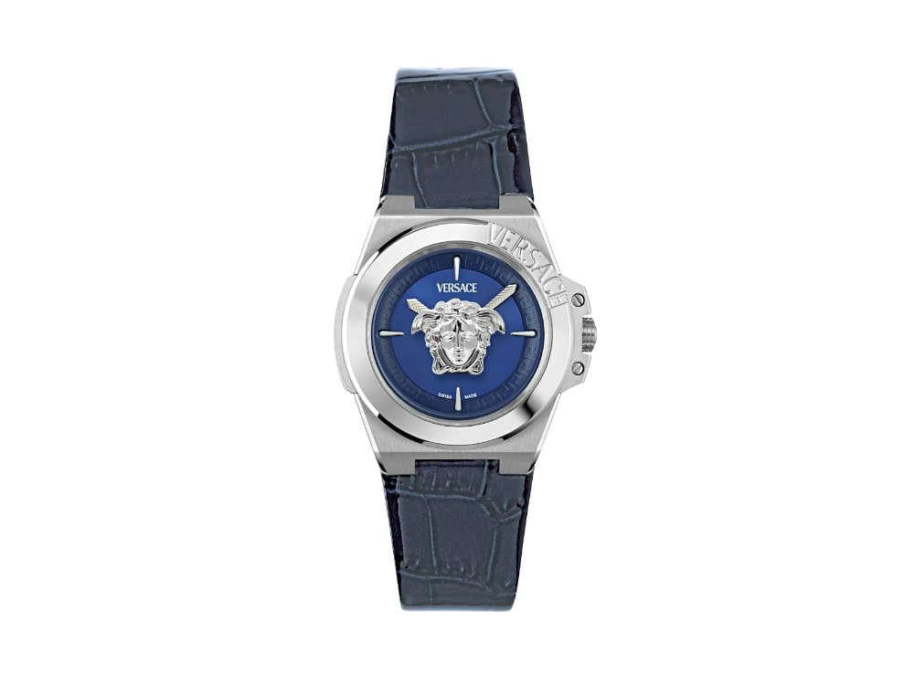 Versace HerA Quartz Watch, Blue, 37 mm, Sapphire Crystal, VE8D00124