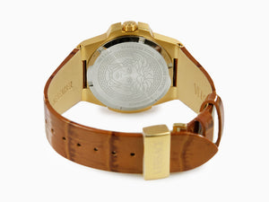 Versace HerA Quartz Watch, PVD Gold, Golden, 37 mm, Sapphire Crystal, VE8D00224