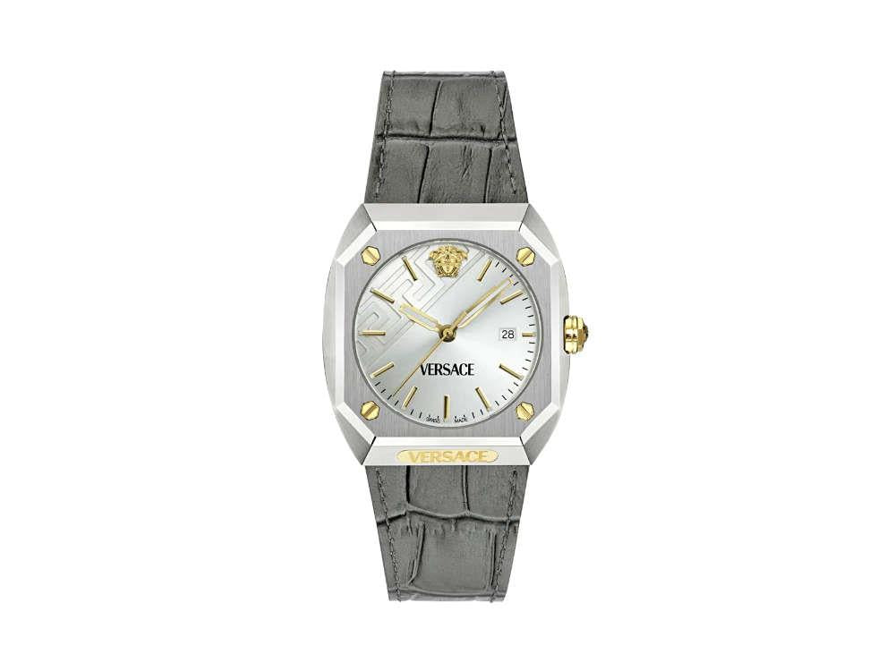 Versace Antares Quartz Watch, Silver, 44 x 41.5 mm, Sapphire Crystal, VE8F00124