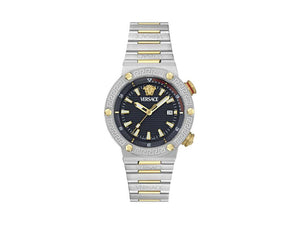 Versace Greca Logo Diver Quartz Watch, Blue, 43 mm, Sapphire Crystal, VE8G00424