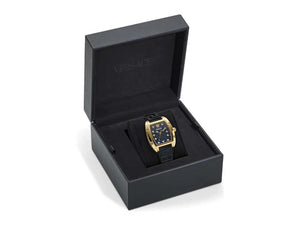 Versace Dominus Lady Quartz Watch, PVD Gold, Black, 44,8mm x 36mm, VE8K00324