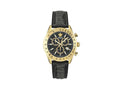 Versace Chrono Master Quartz Watch, PVD Gold, Black, 44 mm, VE8R00224