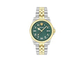 Versace Anteo Quartz Watch, PVD Gold, Green, 41 mm, Sapphire Crystal, VE9H00524