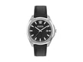 Versace Luxury 3 Hands Quartz Watch, Recycled Steel, Black, 42 mm, VEKKA0125