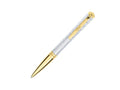 Versace Reve Ballpoint pen, Steel, Silver, Gold plated, VRSC00124