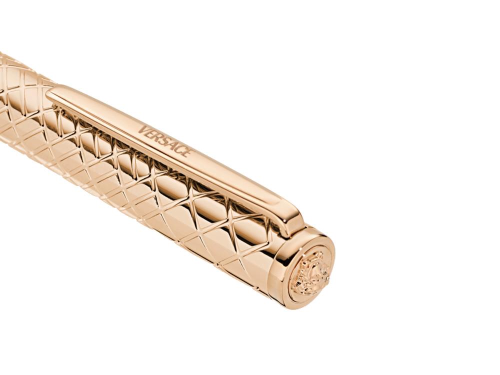 Versace Reve Ballpoint pen, Steel, Rose Gold, VRSC00424