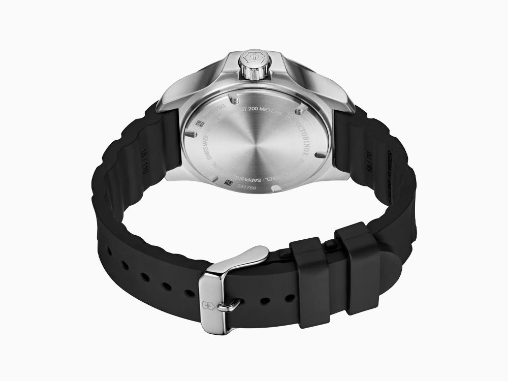 Victorinox I.N.O.X. Ladies Quartz Watch, Stainless Steel, Black, 37 mm, V241768