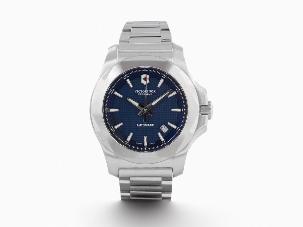 Victorinox I.N.O.X. Automatic Watch, Steel, Blue, 43 mm, 20