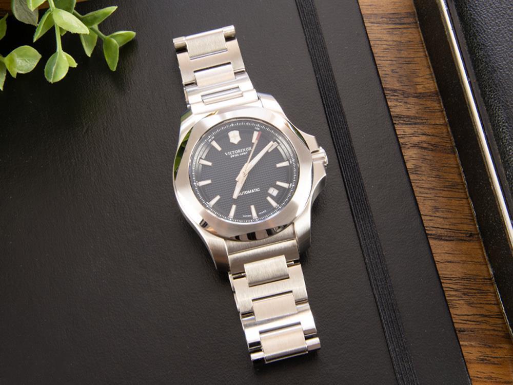 Victorinox I.N.O.X. Automatic Watch, Steel, Black, 43 mm, 20 atm, V241837