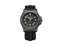 Victorinox I.N.O.X. Carbon Quartz Watch, Black, 43 mm, Paracord, V241859