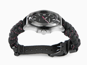 Victorinox I.N.O.X. Ladies Quartz Watch, Black, 37mm, Paracord, V241918