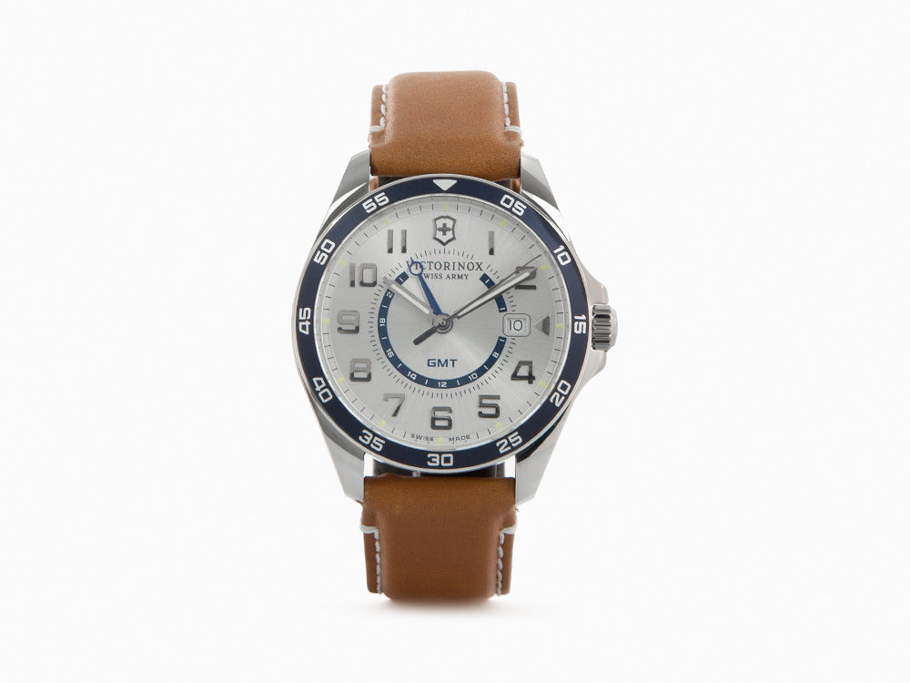 Victorinox Fieldforce Classic GMT Quartz Watch, Grey, 42 mm, V241931