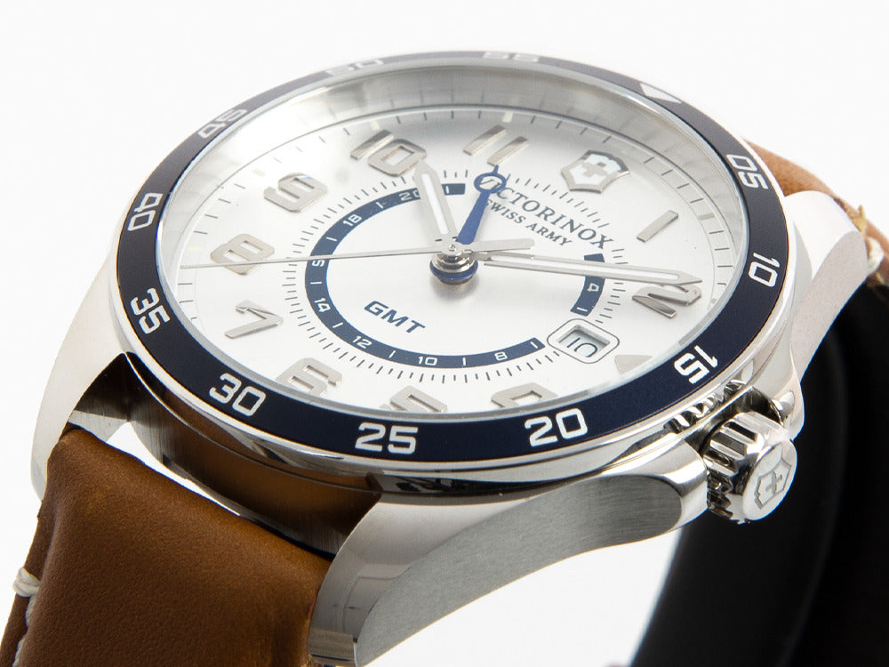 Victorinox Fieldforce Classic GMT Quartz Watch, Grey, 42 mm, V241931