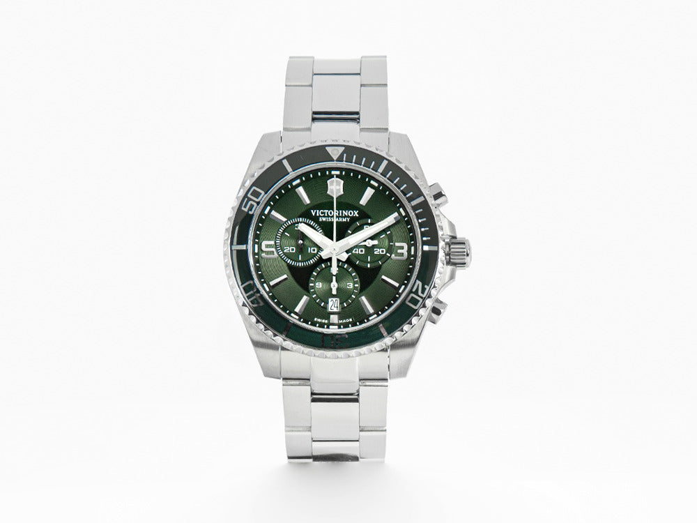 Victorinox Maverick Chronograph Quartz Watch, Green, 43 mm, V241946