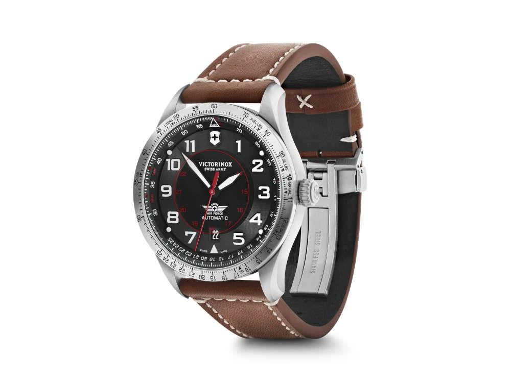 Victorinox Airboss Mechanical Automatic Watch, Black, 42 mm, 10 atm, V241973