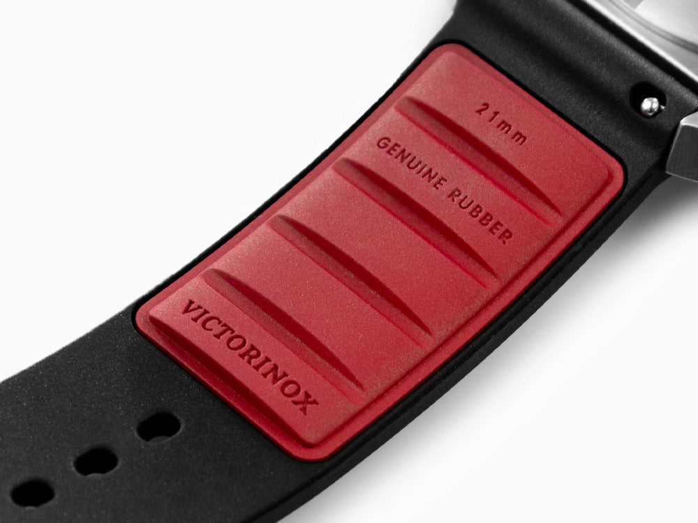 Victorinox I.N.O.X. Chrono Quartz Watch, Black, 43 mm, V241983