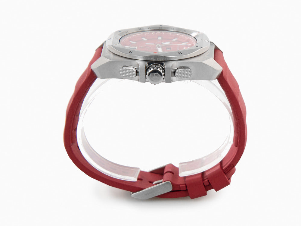 Victorinox I.N.O.X. Chrono Quartz Watch, Red, 43 mm, V241986