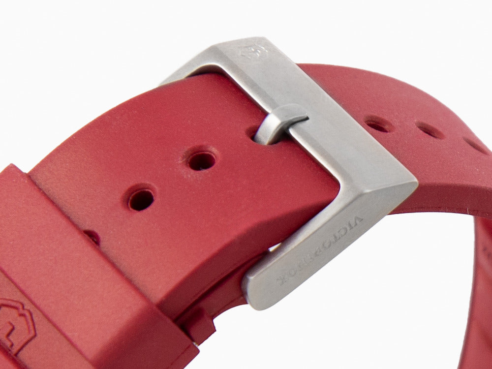 Victorinox I.N.O.X. Chrono Quartz Watch, Red, 43 mm, V241986